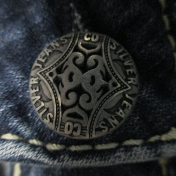 Silver Jeans Suki Fluid Denim Slim Bootcut blue jeans size 31 - Picture 7 of 11